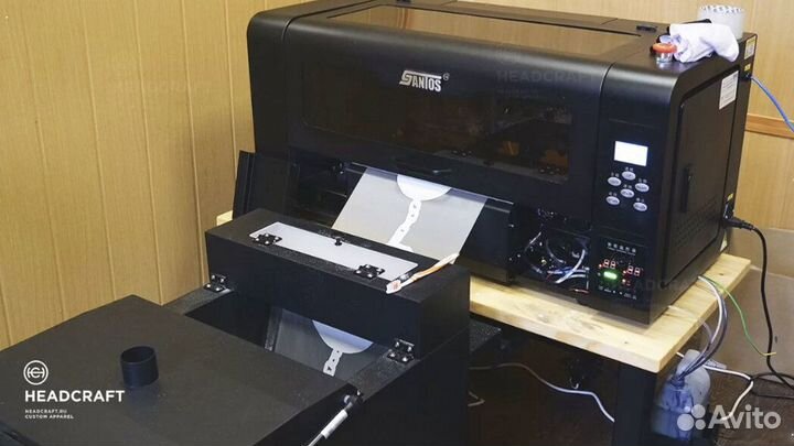 DTF текстильный принтер с 2 головами XP600 30 см