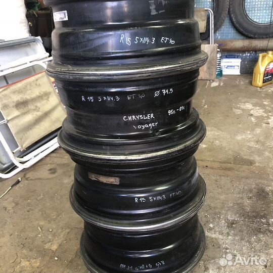 Диски r15 5x114.3
