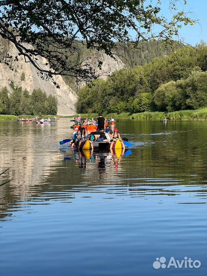 Надувной катамаран для сплава