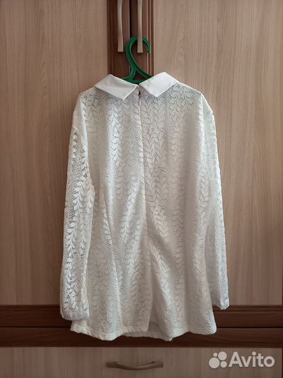 Блузка белая р42