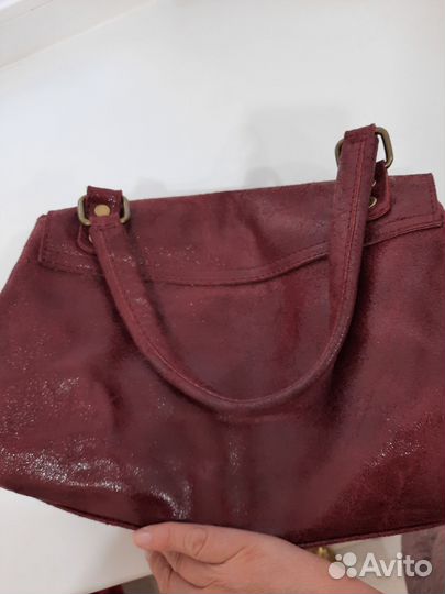 Сумка женская натуральная кожа италия