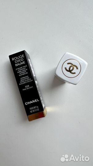 Помада chanel rouge coco baume 928 pink delight