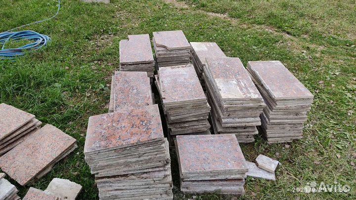 Гранитная плитка бу