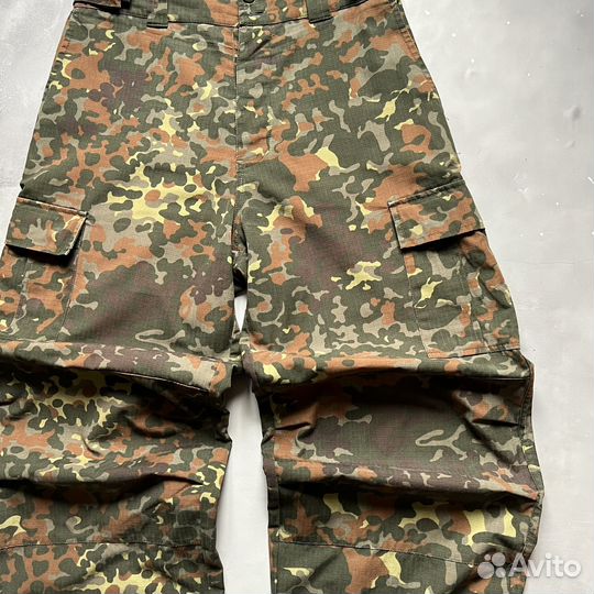 Винтажные широкие штаны Сплав camo