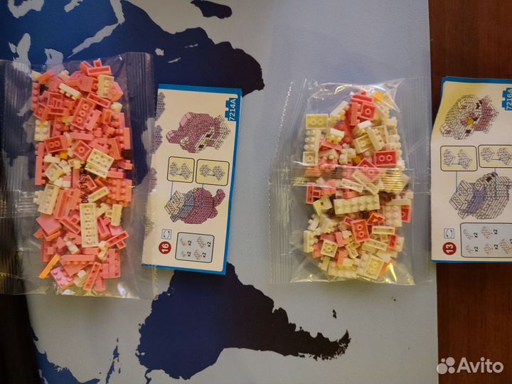 Конструктор пластиковый, миниатюрный 