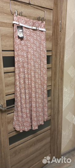 Юбка шифоновая в пол 44 размер