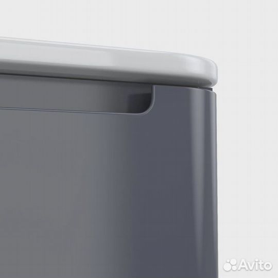 Тумба с раковиной, подвесная, 60 см, темно-серый