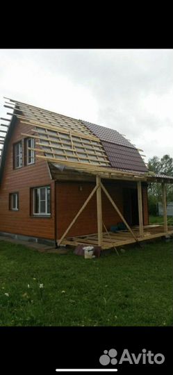 Крыша кровельные работы