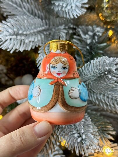 Елочные игрушки лефортовский фарфор