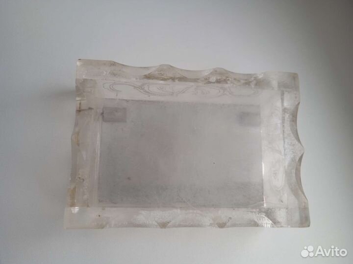 Шкатулка оргстекло старинная