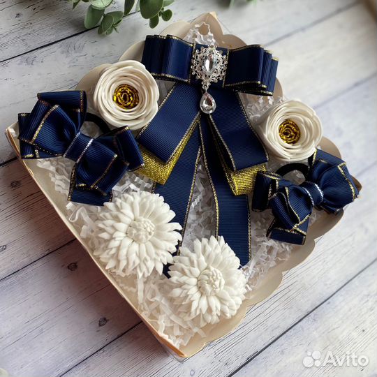 Школьный набор галстук и бантики