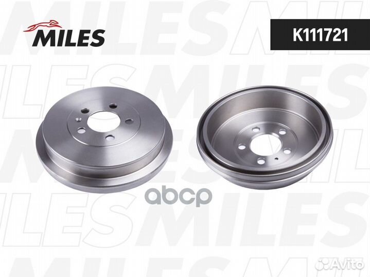 Барабан тормозной VW polo russia K111721 Miles