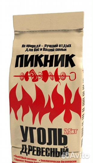 Березовый древесный уголь