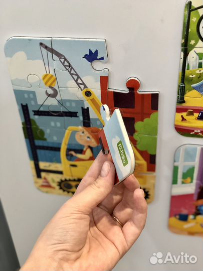 Магнитные пазлы детские