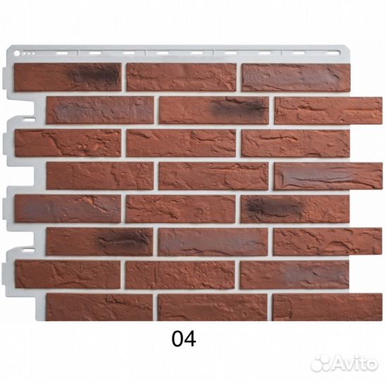 Фасадные панели альта профиль кирпич рижский