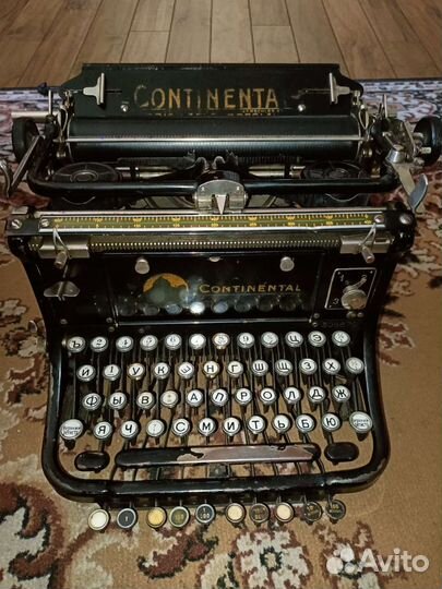 Пишущая машинка Continental Standard 1924 года