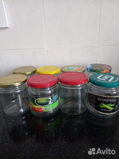 Банки стеклянные 0.5,0.6-0,7 л