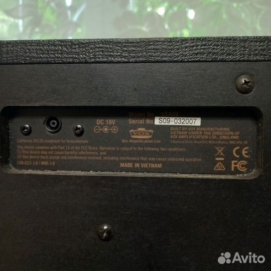 Комбоусилитель Valvetronix VOX VT40X