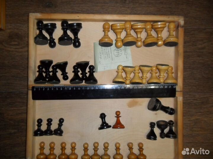 Шахматы и фигурки отдельно, СССР