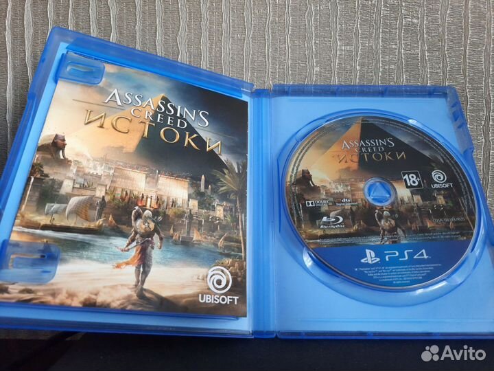 Диск с игрой Assassins Creed Истоки ps4