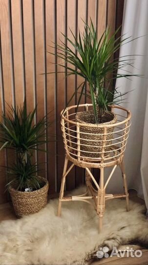 Подставка для цветов из лозы