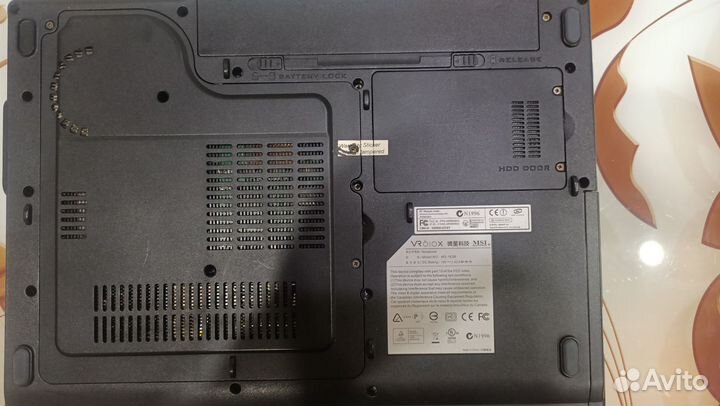 Ноут MSI старенький