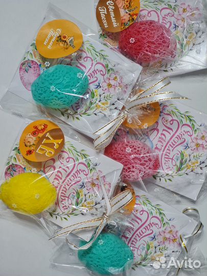 Подарок на Пасху. Яйца из мыла