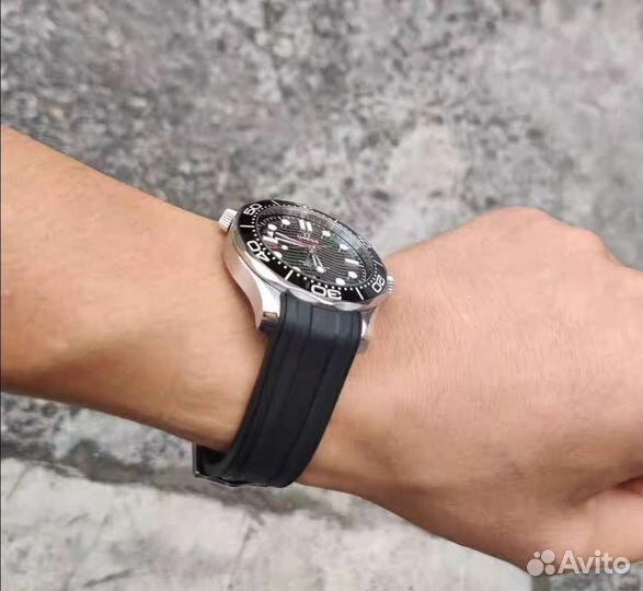 Ремешок для часов Omega 300m 20mm Black