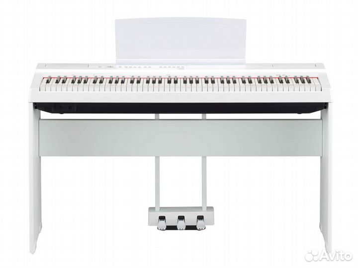 Цифровое фортепиано Yamaha белое + стойка и педали