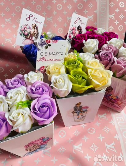 Мыльные букеты 101 роза букеты от 9 до 251 розы