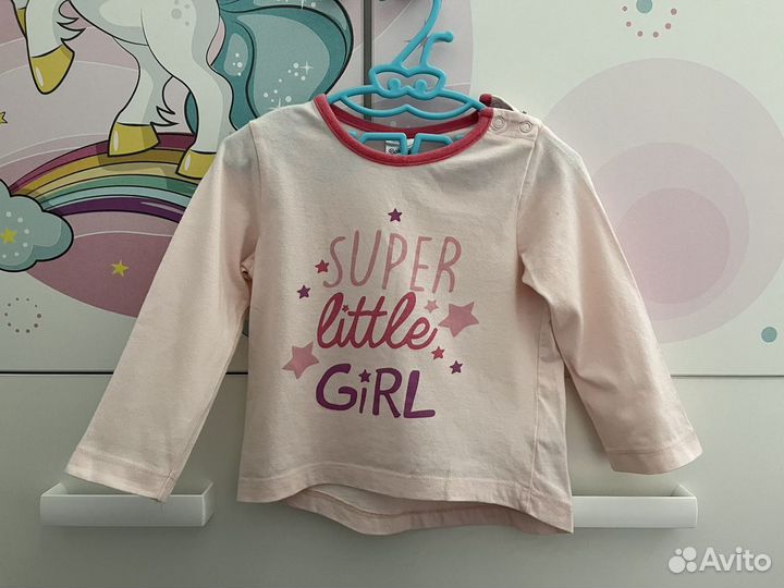 Футболки/лонги/рубашка/водолазка 86-110