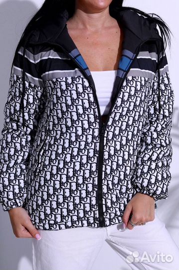 Двухсторонняя куртка ветровка Dior