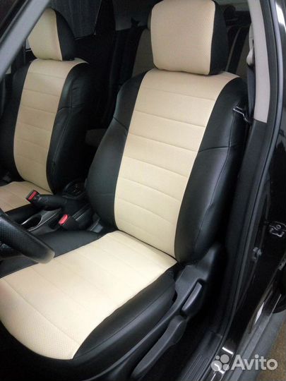 Чехлы экокожа на Nissan Juke от Автопилот