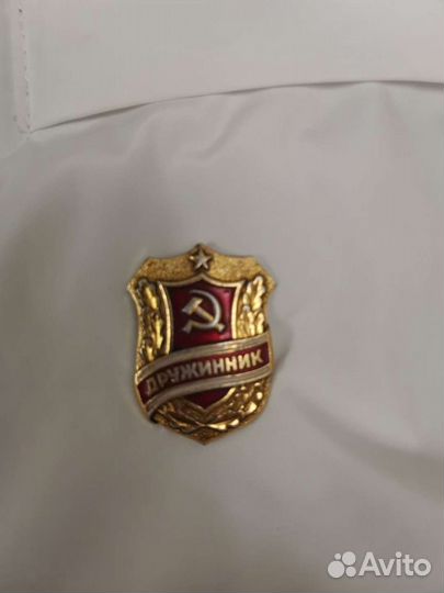 Значок дружинник