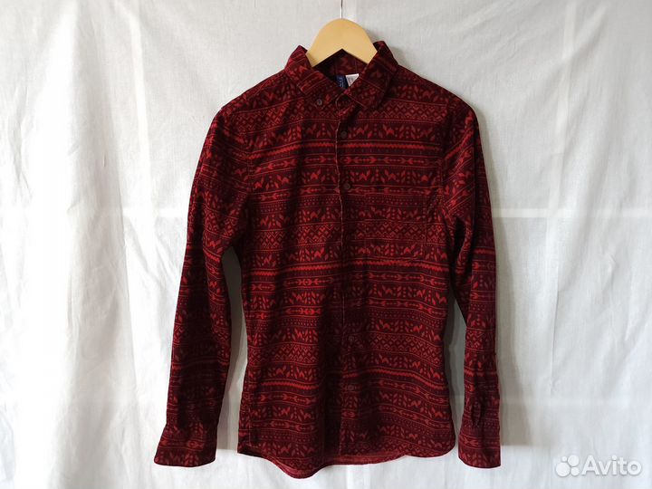 Вельветовая рубашка с ацтекским узором Divided/H&M