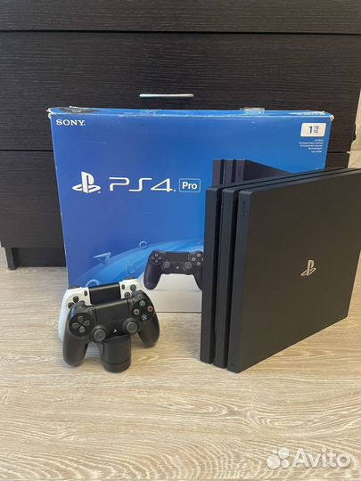 Sony PS4 pro 1tb + 70 игр Коробка