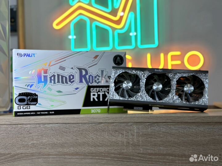 Видеокарта Palit GeForce RTX 3070 GameRock OC