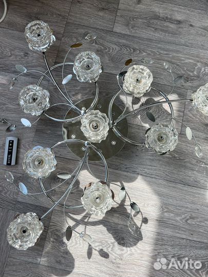 Люстра потолочная с пультом