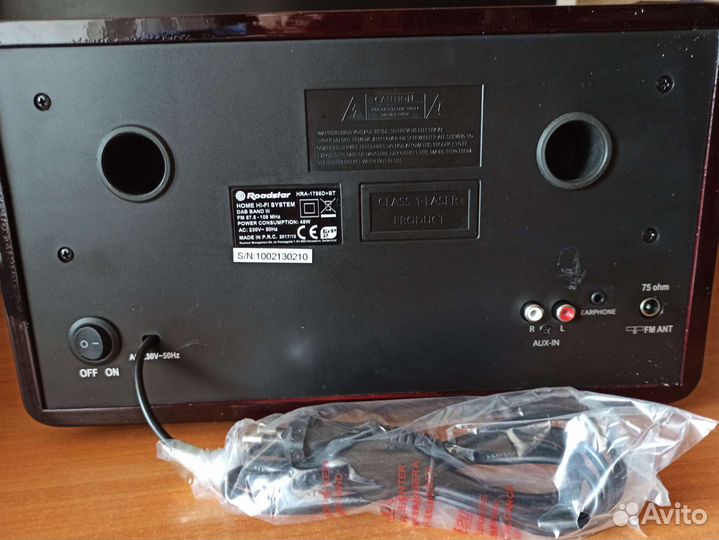 Минисистема Roadstar FM, CD, BT, USB новый