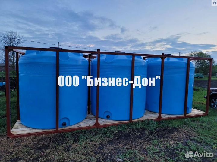 Пластиковые ёмкости в кассете