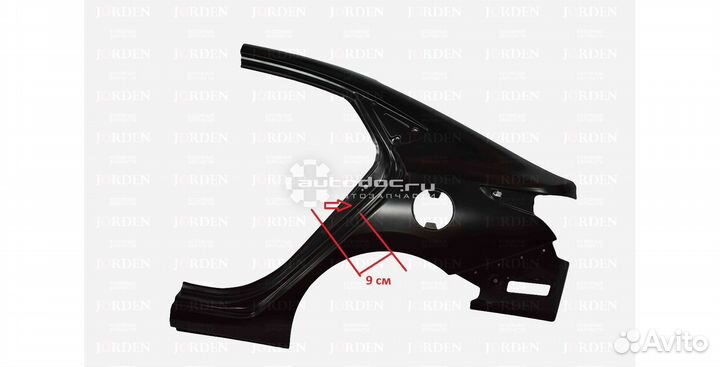 Крыло hyundai solaris 2017-2023г новое 71503-H5C00