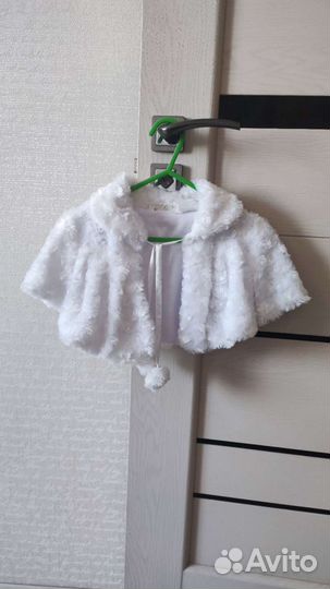 Накидка меховая для девочки