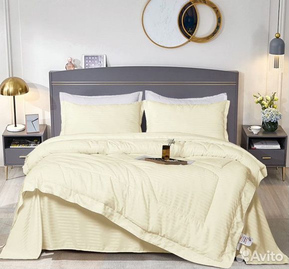 Постельное белье с одеялом Candies страйп -сатин