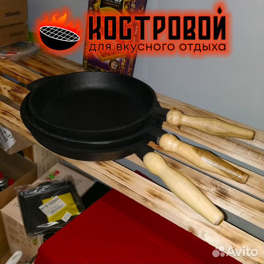 Узбекские чугунные сковородки разного диаметра