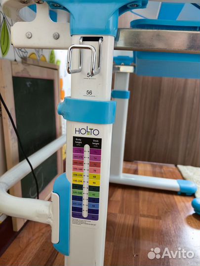 Растущая парта и стул бу