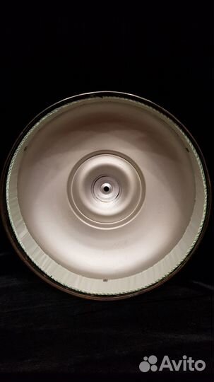 Настольная антикварная бронзовая лампа. Редкая