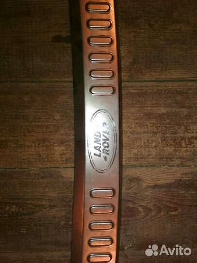 Накладка заднего бампера ленд ровер
