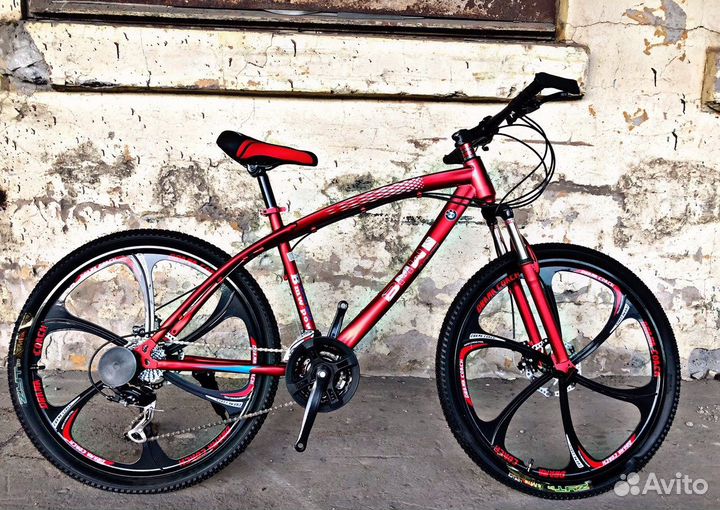 Велосипед на литых дисках