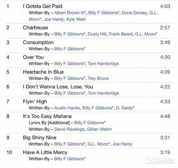 ZZ Top - La Futura CD Cardboard Sleeve