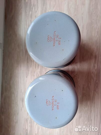 Эмалировнная емкость для хранения сыпучих СССР